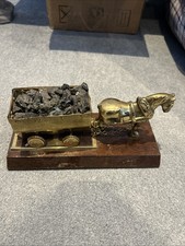 OLD VINTAGE BRASS SHIRE HORSE