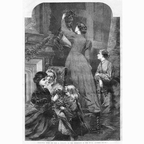Victorian family arranging - victorian,