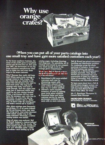 Bell howell microfilm - &,