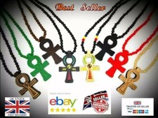 Wooden Ankh Necklace Egyptian