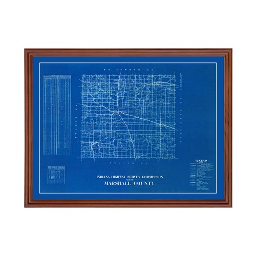 Old map marshall - marshall, in