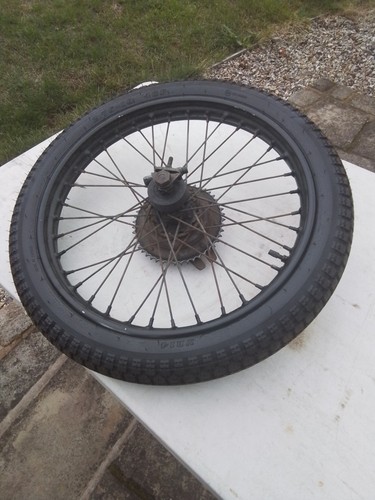 Bsa bantam rear wheel - d3,