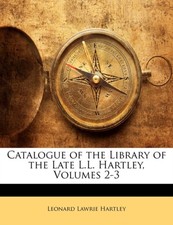 Hartley - Catalogue of the