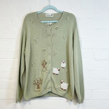 Tulchan Cardigan Sage Green
