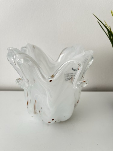 Murano art glass vase - art,