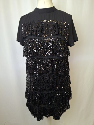 Zara sequin tiered - sequin,