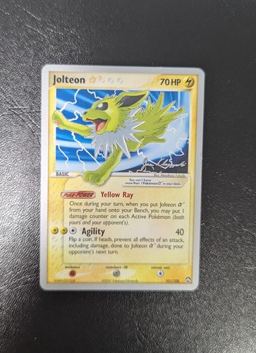 Jolteon gold star 101 - jolteon,