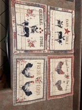 Quilted Placemats Set of 4