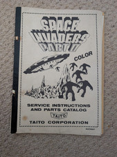 Space Invaders Part 2 Arcade Machine - Original Manual