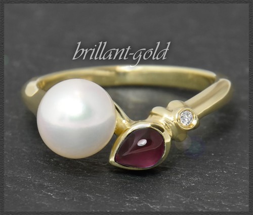 Diamond white akoya pearl - diamond,, &