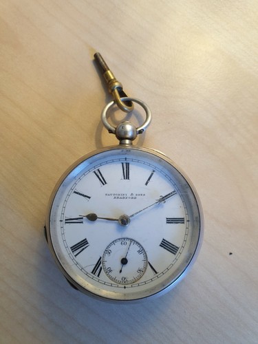 Antique silver pocket watch - antique,