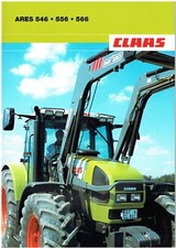 CLAAS ARES 546 , 556 & 566 SERIES TRACTOR ORIGINAL 2004 FACTORY SALES BROCHURE
