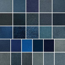 Blue Twist & Saxony Carpet
