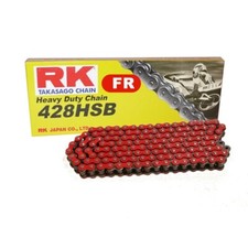 Motorcycle Chain in RED RK