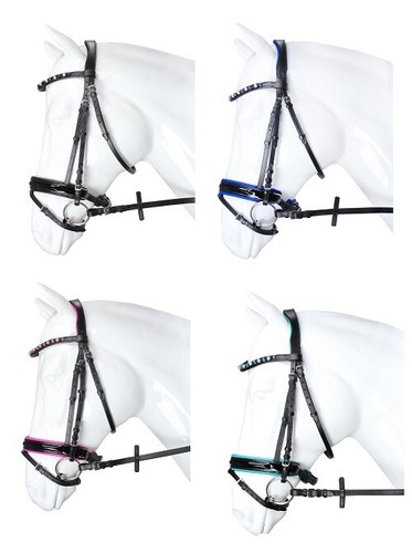Horka bridle diamante - horka, stones