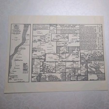 Original 1958 Map Of West