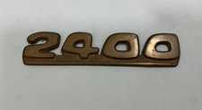 FIAT DINO '2400' SCRIPT BOOT LID EMBLEM APPROX 110mm LONG WITH 20mm HIGH LETTERS