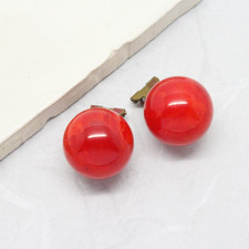 Vintage 1920s Swirling Red