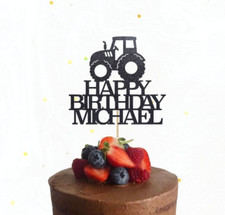 Tractor Personalised Cake