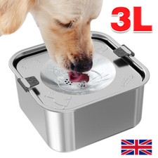3L No Spill Dog Cat Water Bowl