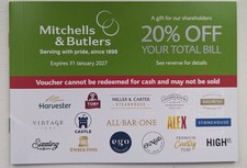 2x Mitchells and Butlers