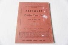 1950 County Donegal Railways Irish Working Timetable Appendix  