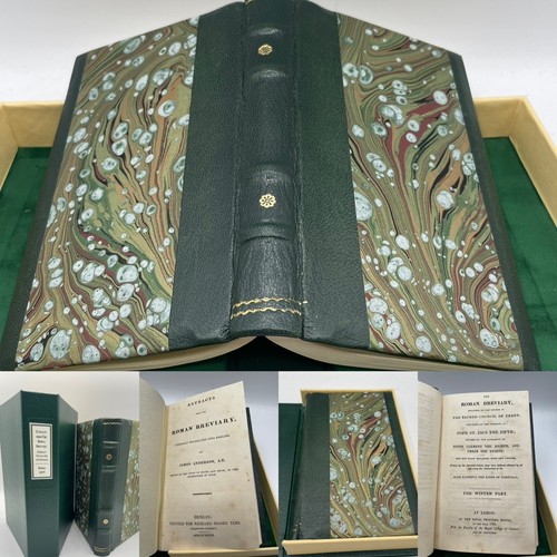 Roman breviary leather - (1829),