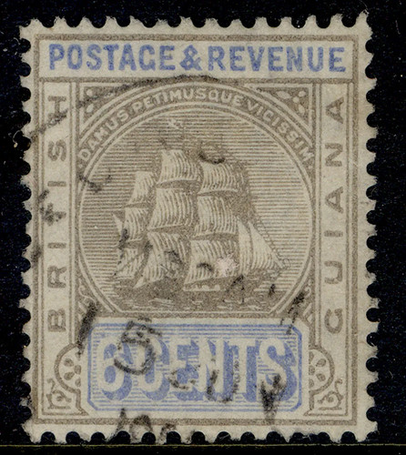British guiana edvii - edvii, 6c