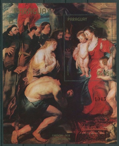 Paraguay 1982 christmas rubens - 1982,