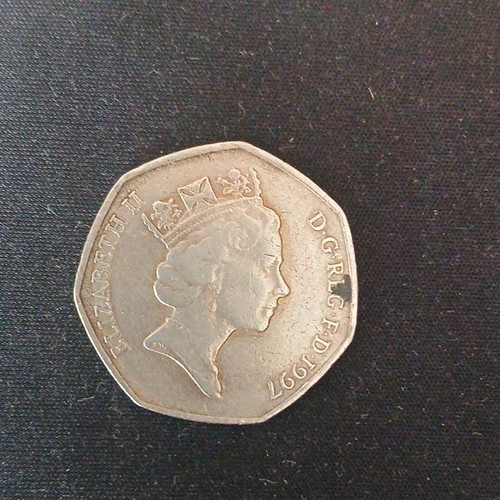 50p 1997 elizabeth - 50p,