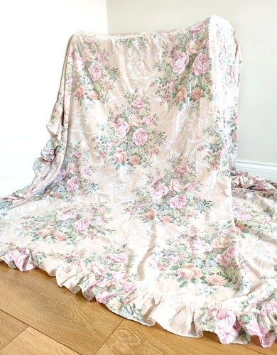 Vtg floral multi - beige, pink