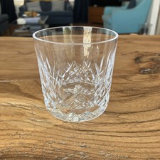Vintage Waterford Crystal Whiskey Old Fashioned Lismore Tumbler 3 3/8" tall VGC