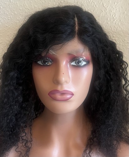 Human hair water curls short - human,