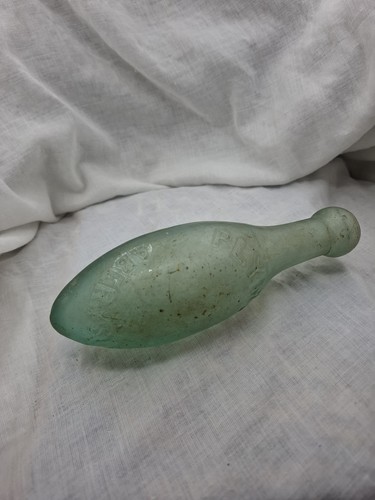 Green soda torpedo bottle - green,
