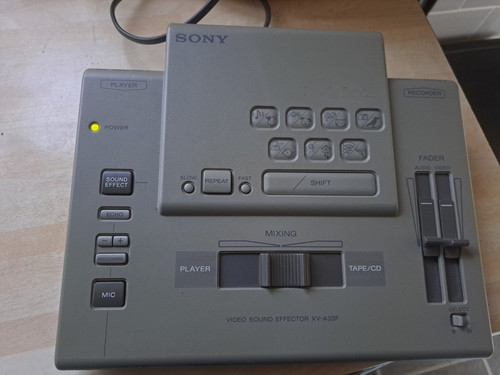 Sony video sound effector xv - sony,