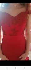 Prom Dress. Beautiful Ruby Red