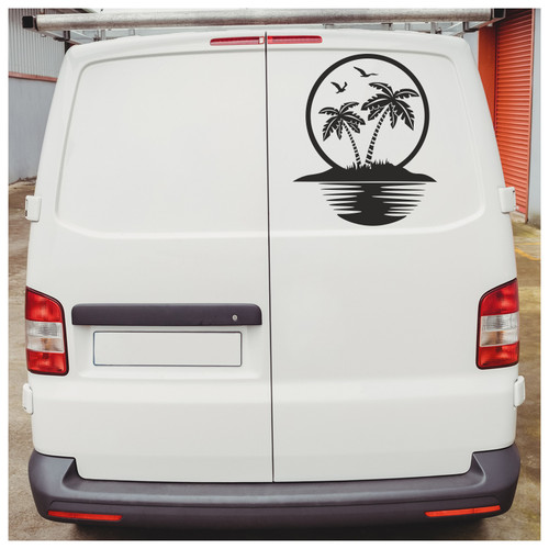 Car stickers palm - palm, decal