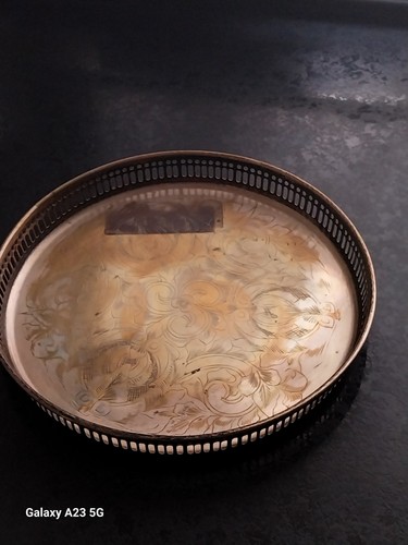 Round silver plated gallery - round,