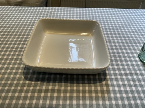 Square white dish italian - square,