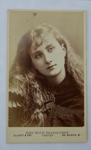 Cdv victorian actress maud - actress,