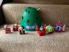 In The Night Garden Soft N Cosy World Tombliboos Bush House & Figures - Rare!!!