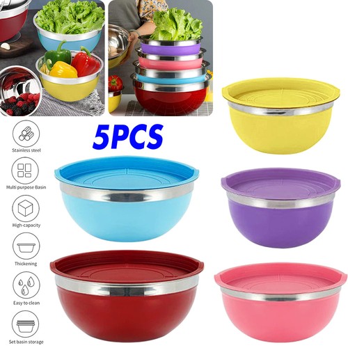 Stainless steel mixing bowl - 5x,