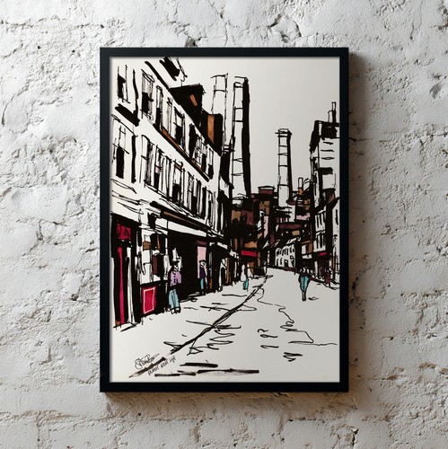 Original painting northern - original,