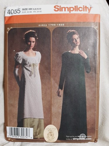Simplicity 4055 regency gown - 4055,