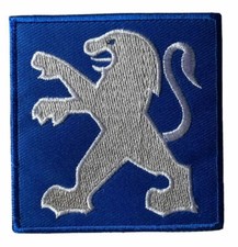 Peugeot Sew or Iron On Patch Racing Car Motorsport Badge-Jacket, Hat- NEW