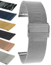 22mm Metal Mesh Watch Band