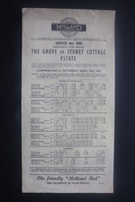 Midland Red Bus Timetable 1953