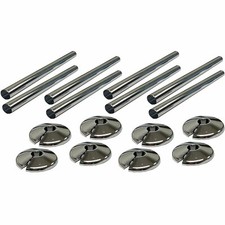 Qty 8 X New Chrome Radsnaps