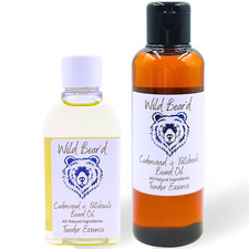 Beard Oil 100% Natural grooming balm hair moustache oil Cedarwood & Patchouli
