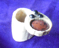 Mahogany Obsidian Onyx Goddess Stash Box Cruelty Free Antler Ring Trinket Case